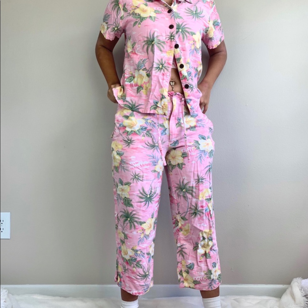 Two piece floral set
